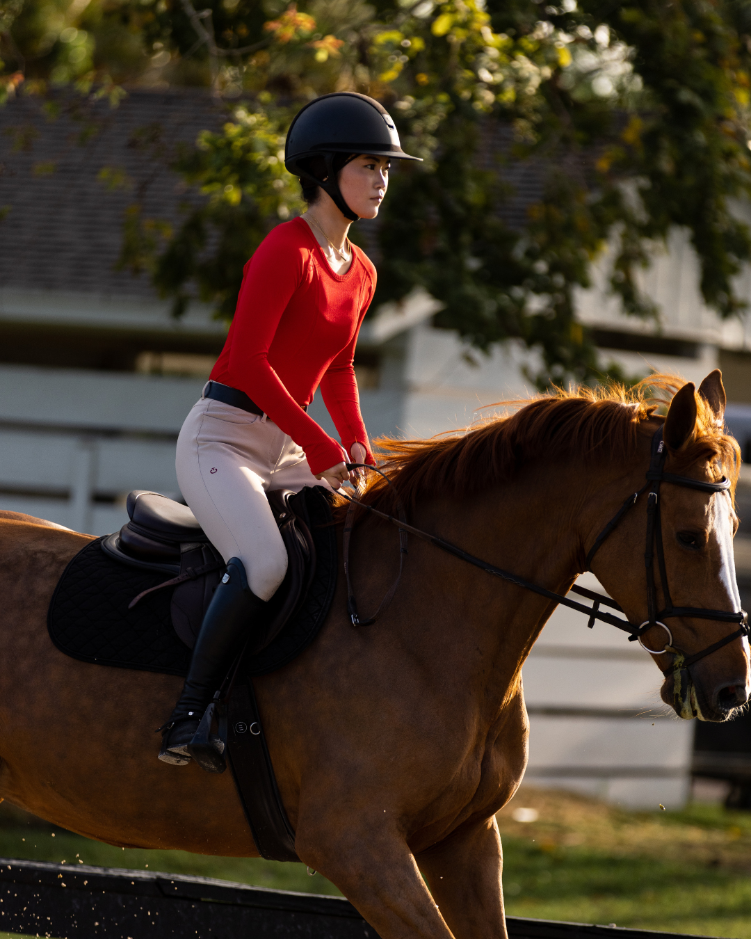 The 'KENNEDY' Seamless Long Sleeve | Rouge