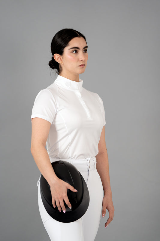 The 'SLOAN' Competition Short Sleeve | Classic White
