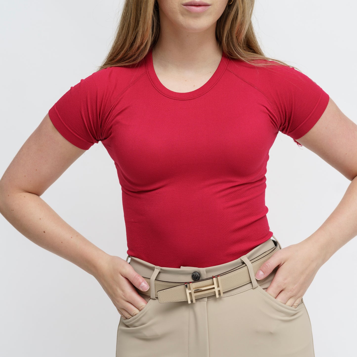 The 'KENNEDY' Seamless 2.0 Short Sleeve | Sour Cherry
