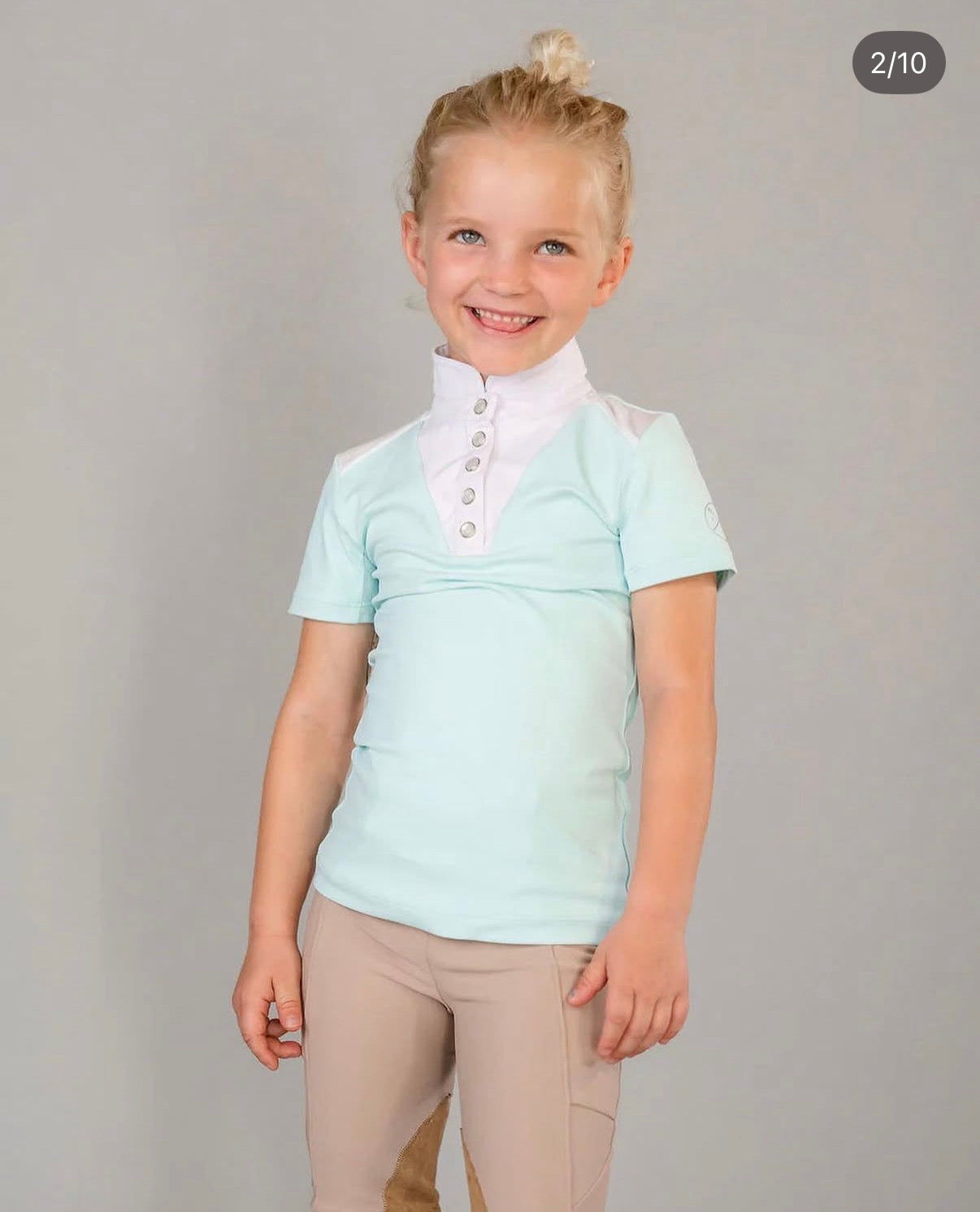 Devon Competition Top Mint-Short Sleeve