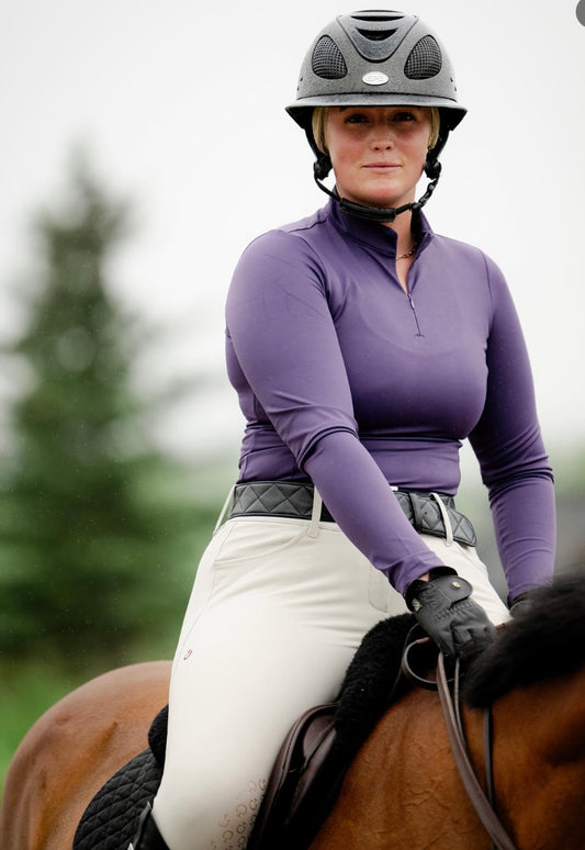 The 'QUINN' LITE Competition Long Sleeve | Purple
